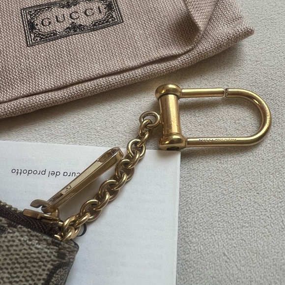 Gucci GG Supreme Ophidia Key Pouch - Picture 6 of 7